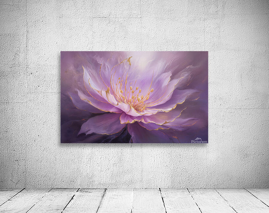 abstract oil painting that captures the essence of flowers  12 Wall Preview