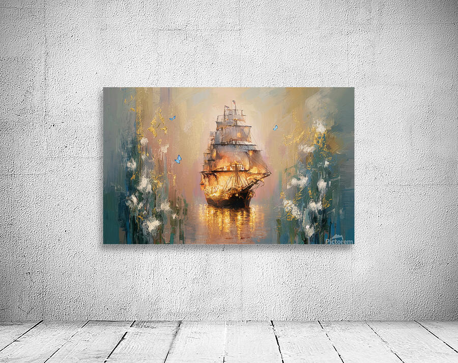 abstract oil painting that captures the essence of flowers  23 Wall Preview