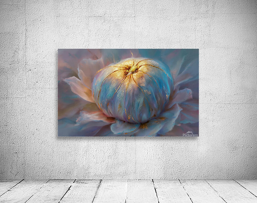 abstract oil painting that captures the essence of flowers  28 Wall Preview