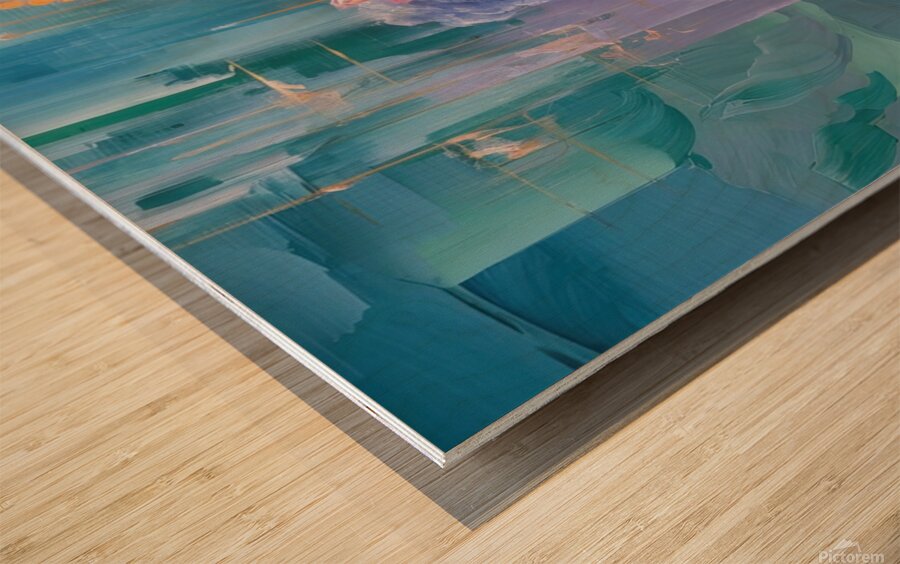 w flower 119 Wood print