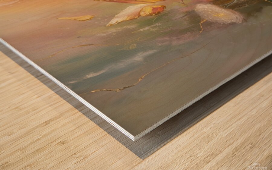 w flower 118 Wood print