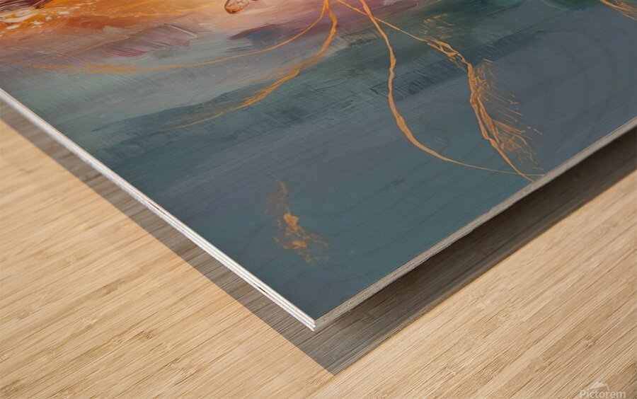 w flower 107 Wood print