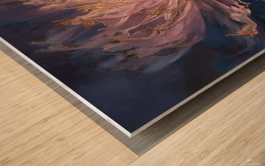 w flower 103 Wood print