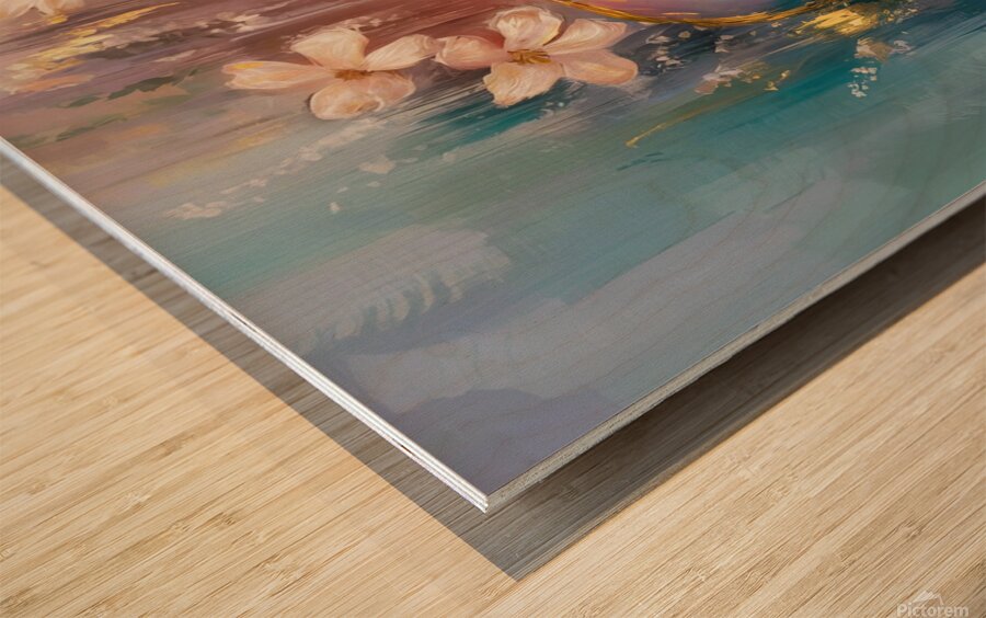 w flower 175 Wood print