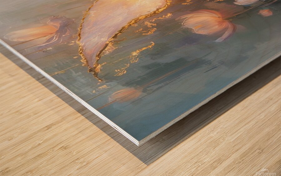 w flower 174 Wood print