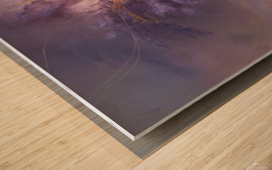 w flower 154 Wood print