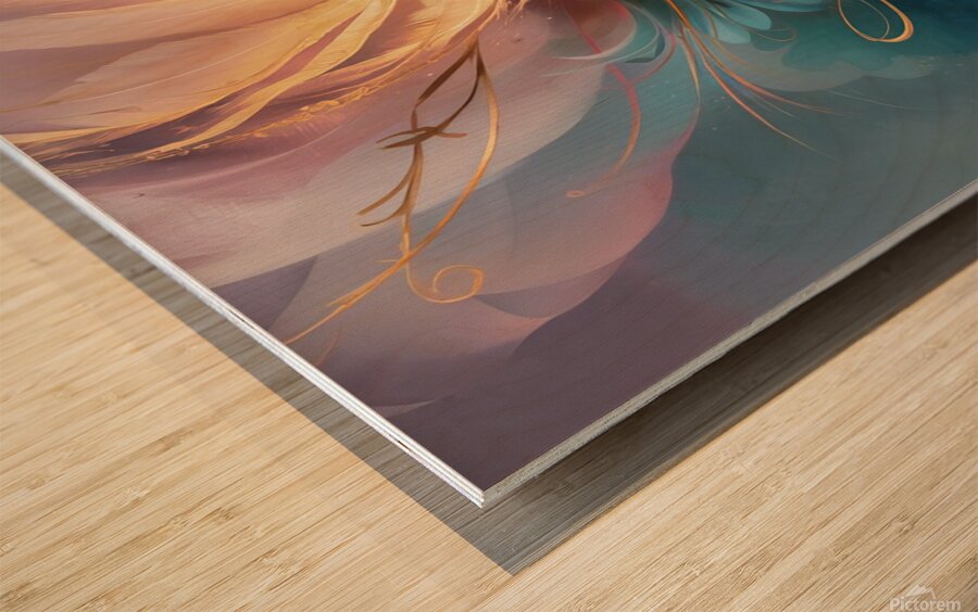 w flower 189 Wood print