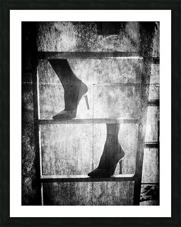 Feet In Heels Climbing Ladder Photography by Giovanni Tilotta