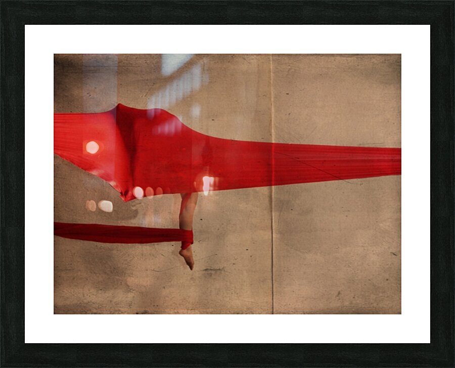 Red Figure  Picture Frame print
