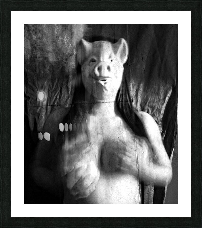 Pig Mask  Picture Frame print
