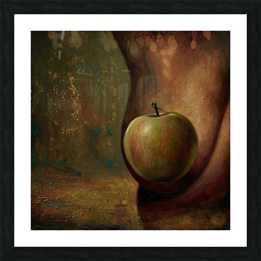 Apple Nude  Picture Frame print