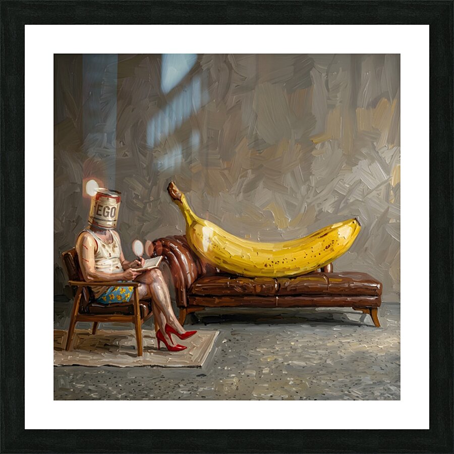Ego Person Picture Frame print