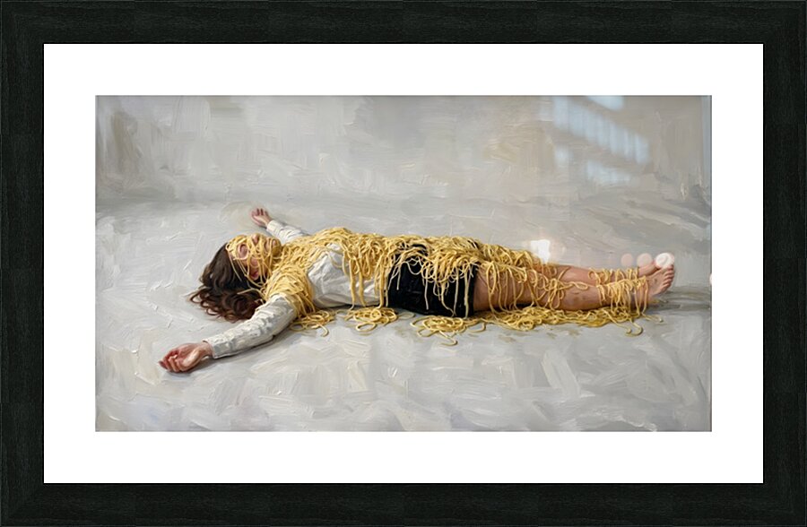 Performance art Picture Frame print