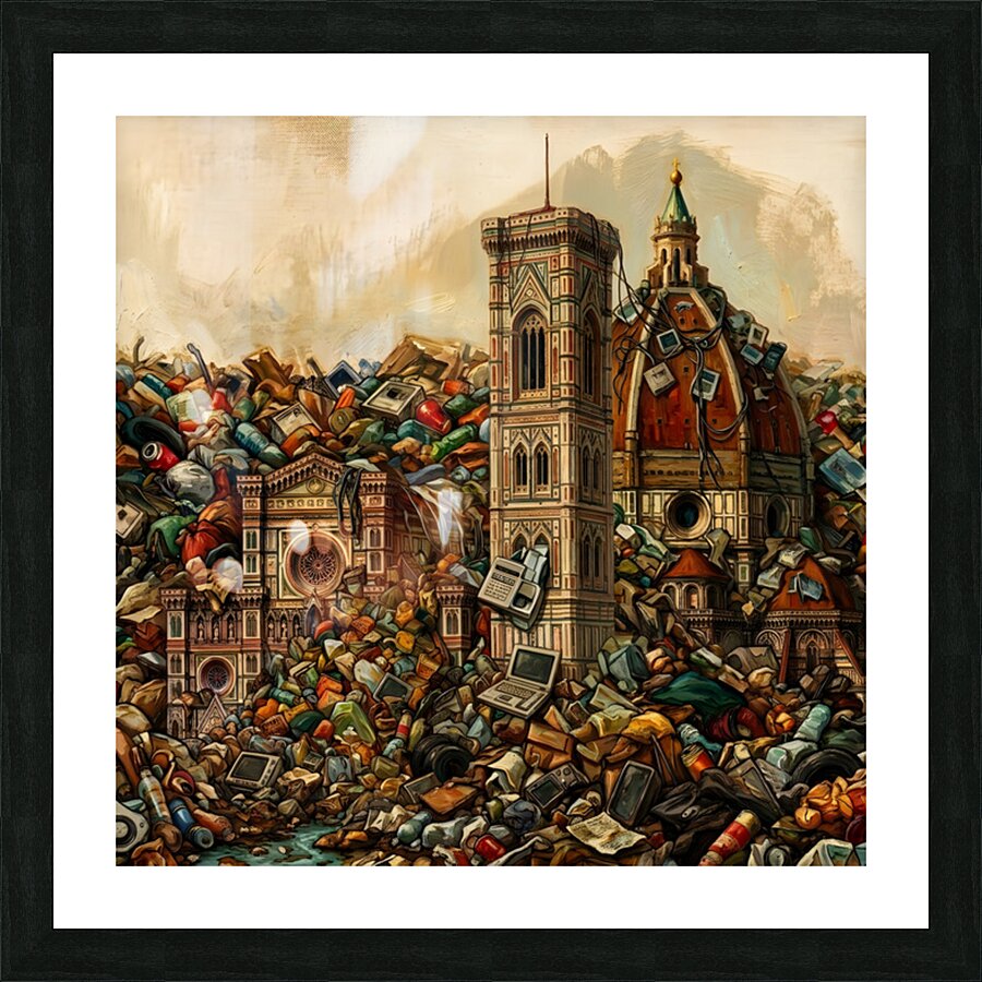 Plastic Picture Frame print