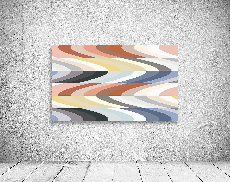 Pantone Waves Wall Preview
