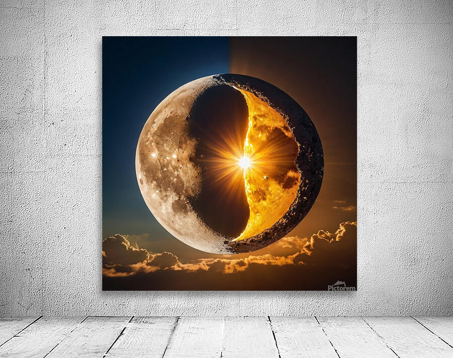 Default Picture of the sun and moon 1 1 Wall Preview