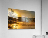 The Lone Canoeist Impression acrylique