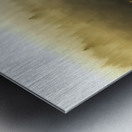 Serenity of a lake on a misty morning Metal print