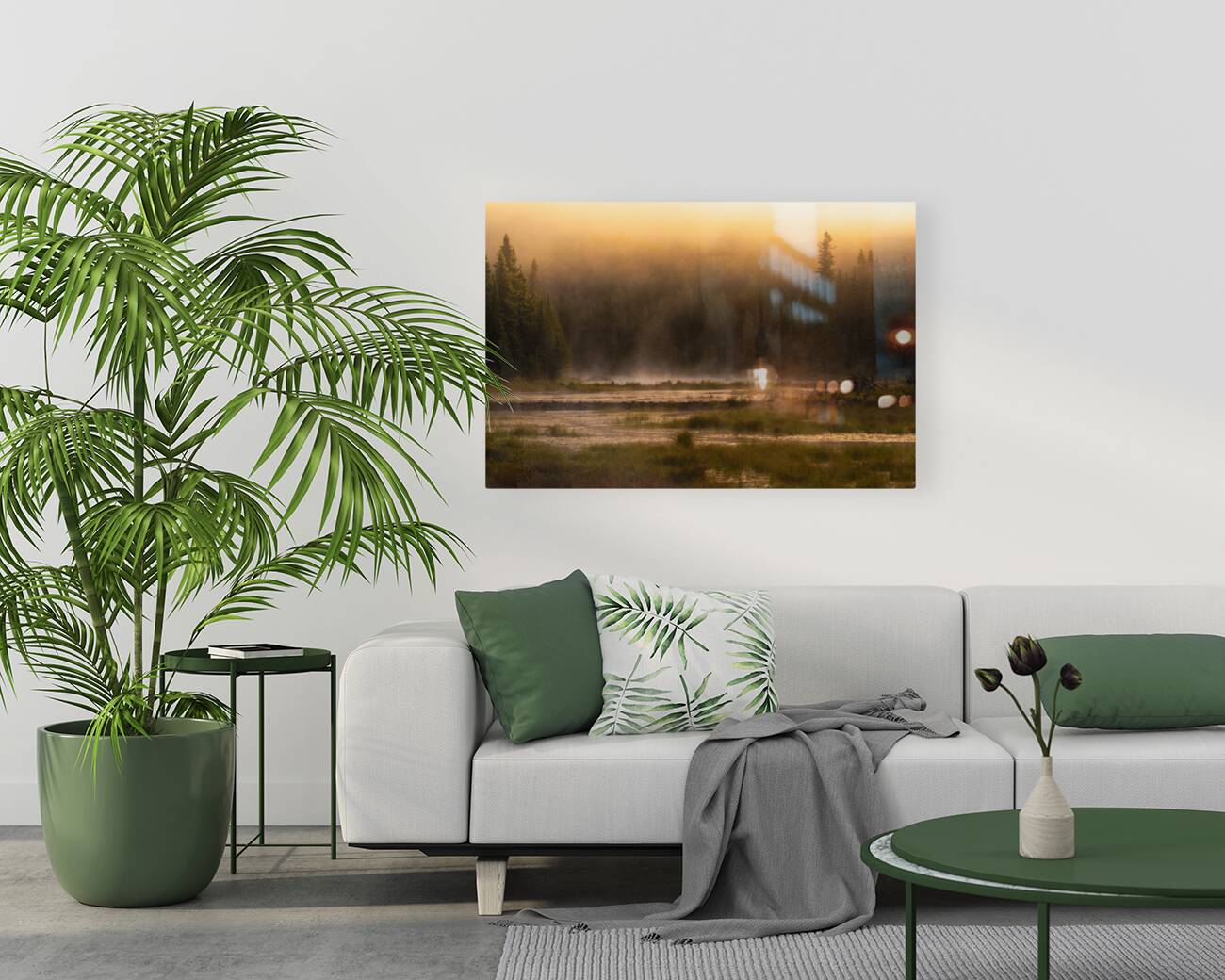 Summer morning in Algonquin Park Reproduction