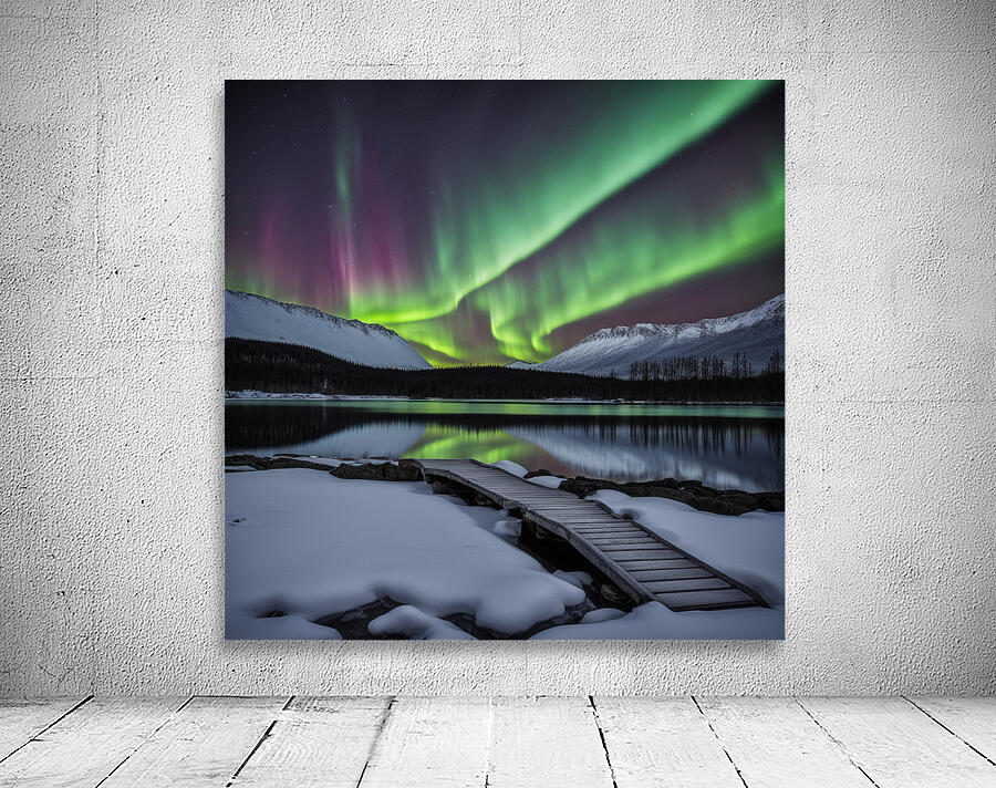 Dance of the lights Wall Preview