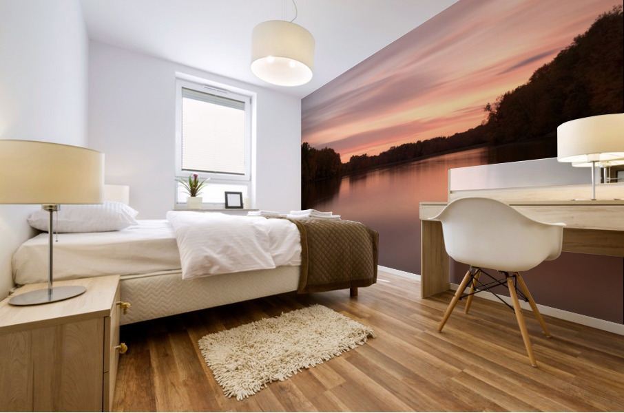 Coucher de soleil Mural print