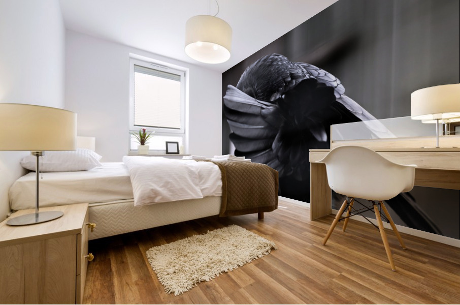 La corneille Mural print