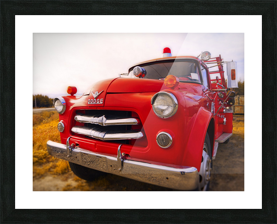 Pompier Picture Frame print