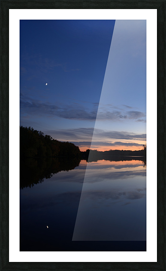 Heure bleue Picture Frame print