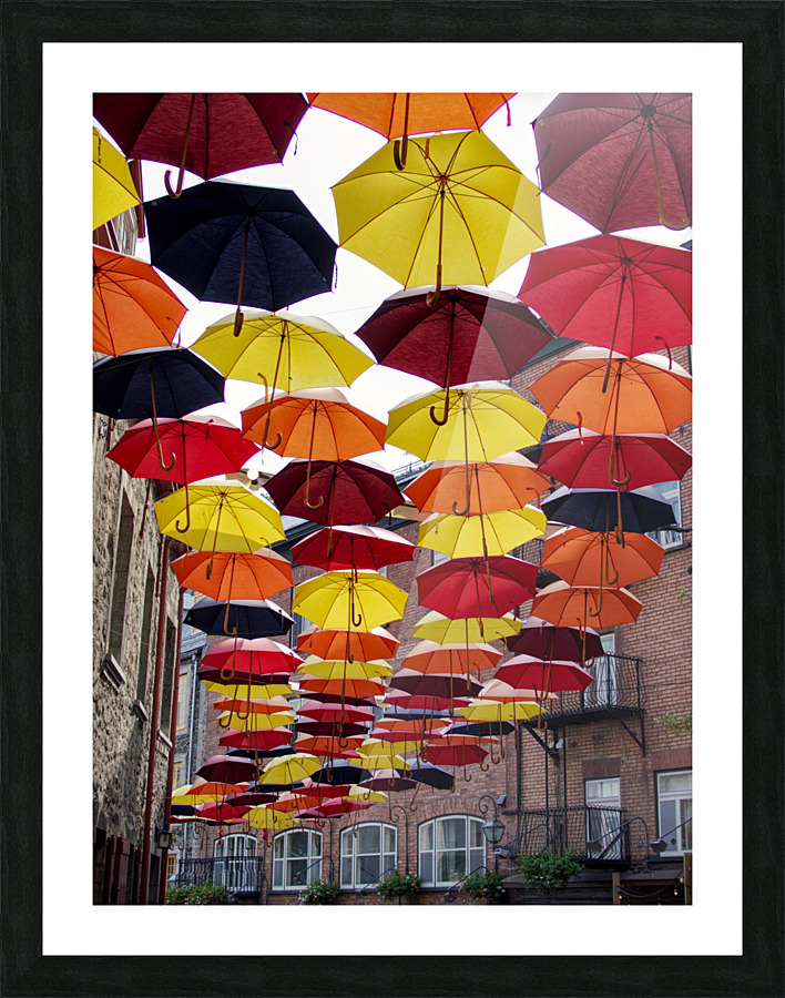parapluies Picture Frame print