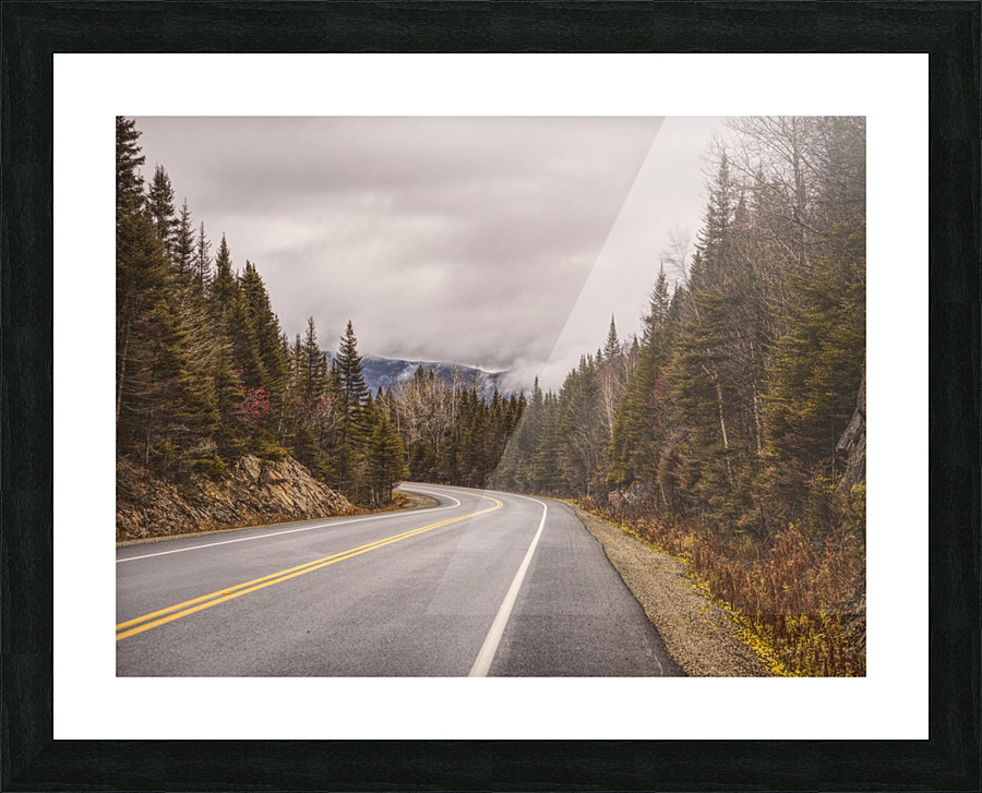 La route Picture Frame print
