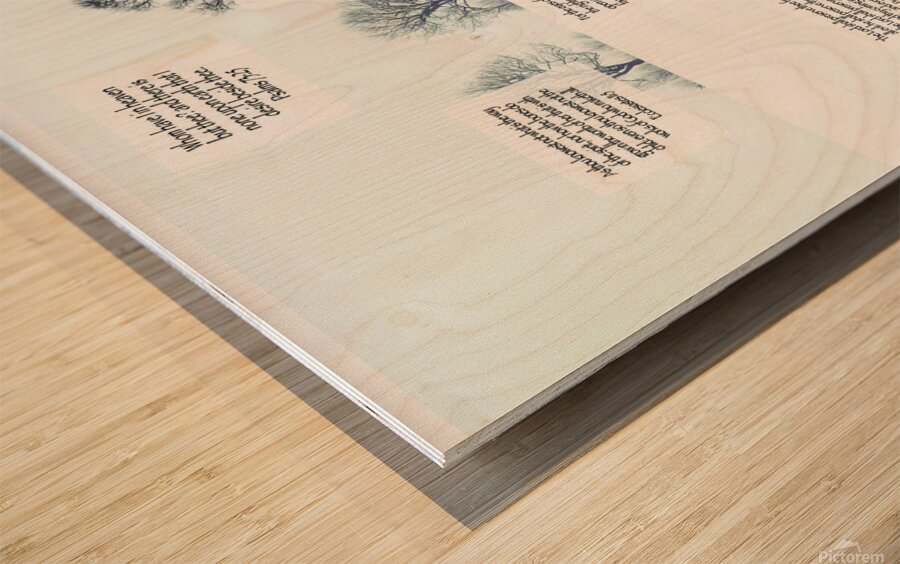 MNW15-WINTER Wood print