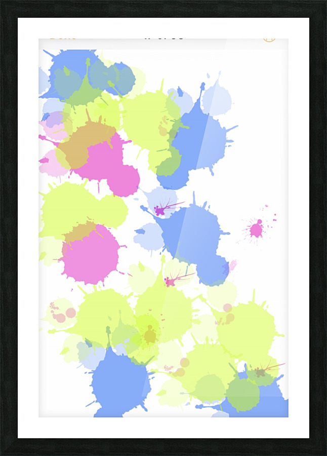 Cotton candy Picture Frame print
