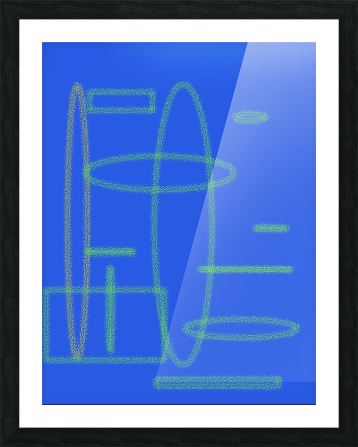 UFOS Picture Frame print