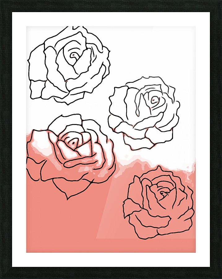 Flowers Picture Frame print
