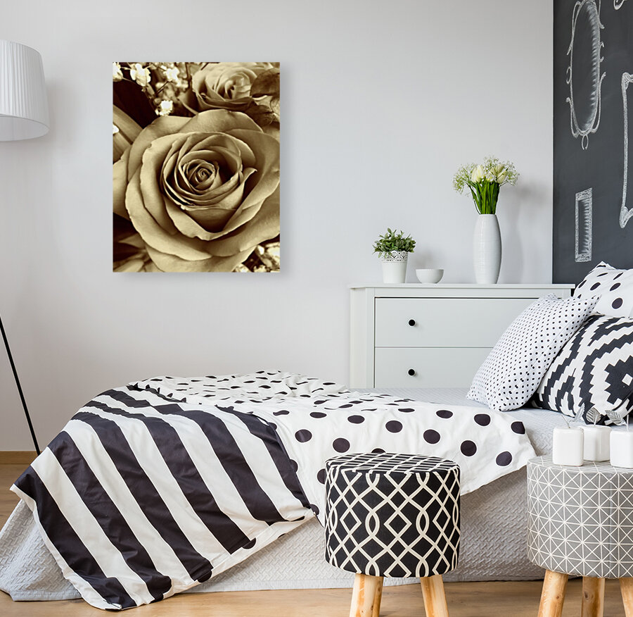 Neutral tone rose  Reproduction