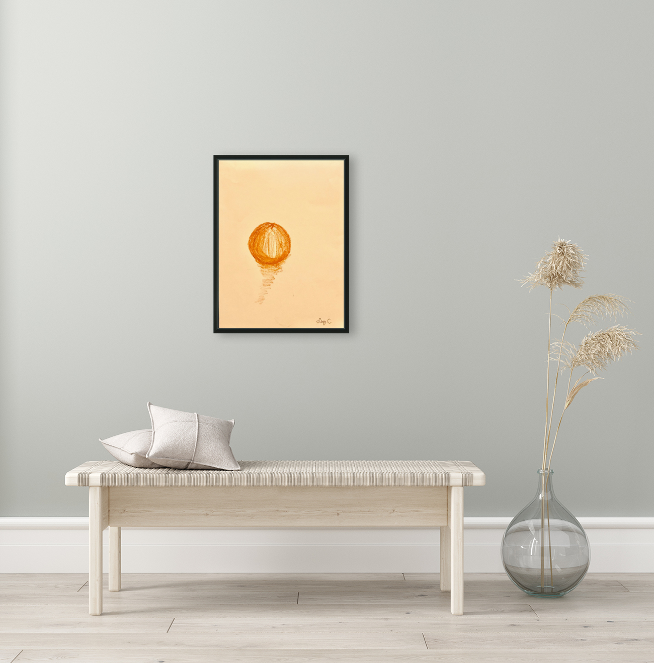 Pastel orange  Reproduction
