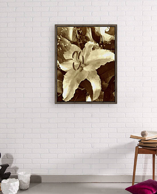 Neutral tone Lily  Reproduction