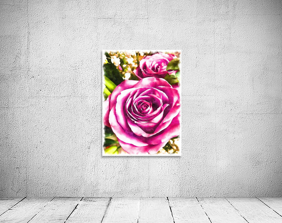 Pink roses  Wall Preview