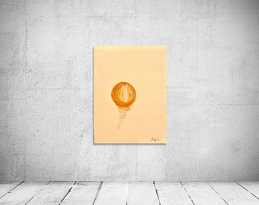Pastel orange  Wall Preview