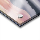 A misty mountain range and a tranquil lake at sunrise Acrylic print