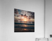 Beach During The Golden Hour Acrylic Print