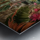 A breathtaking and vibrant illustration of an exotic tropical paradise Metal print