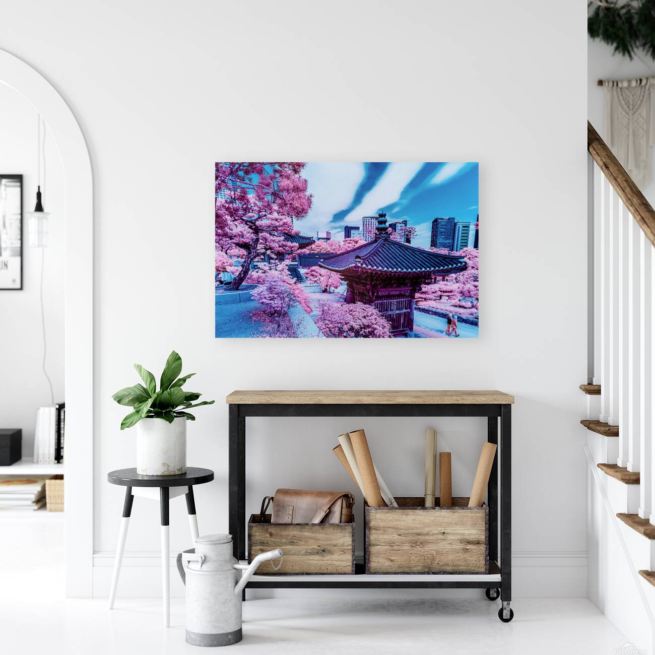 Pink Garden Reproduction