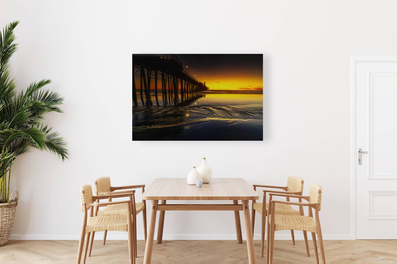Oceanside Pier Sunset  Reproduction
