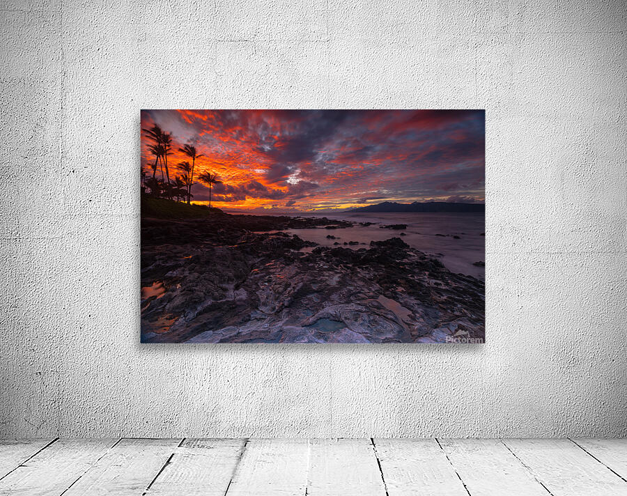 Maui Kaanapali Sunset  Wall Preview