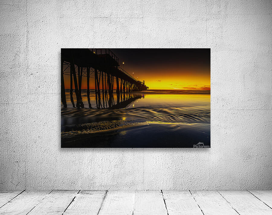 Oceanside Pier Sunset  Wall Preview