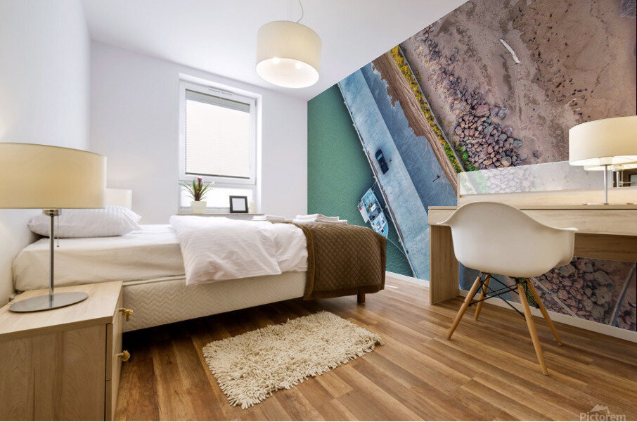 Fishing Wharf Mural print