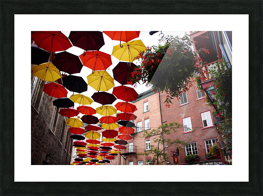 Umbrellas Picture Frame print