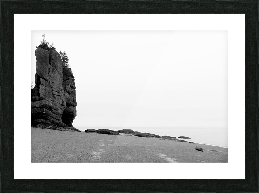 Eroded beauty Picture Frame print