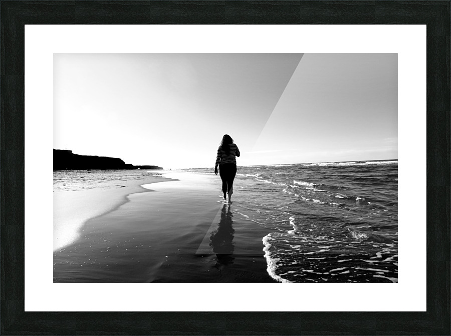 Beachwalk Picture Frame print